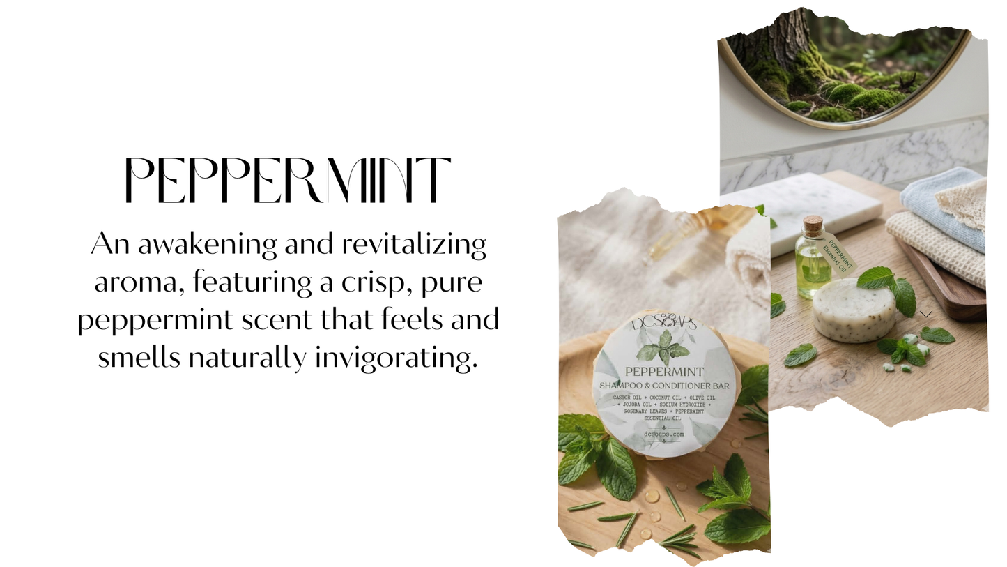 Peppermint Shampoo & Conditioner Bar