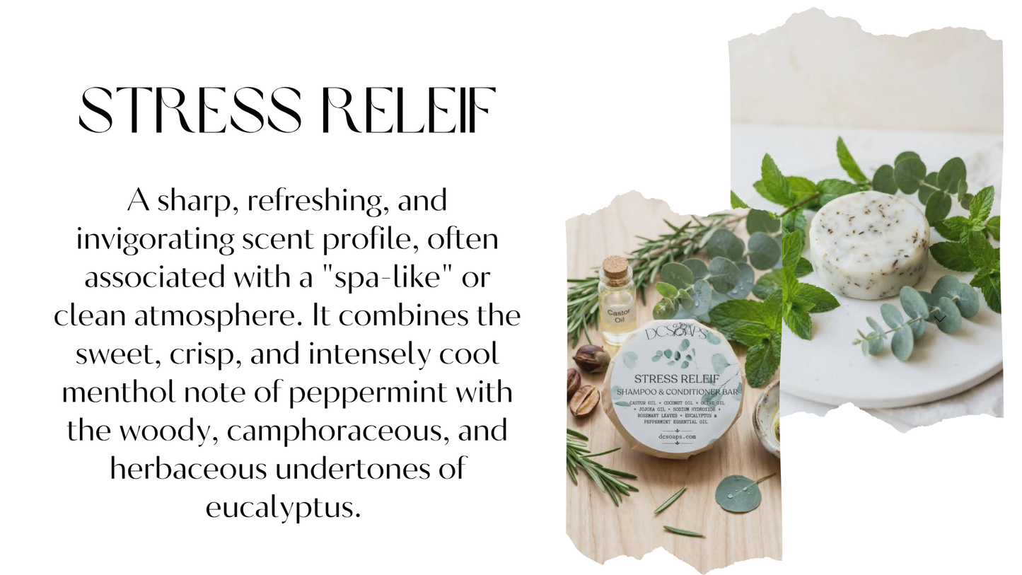 Stress Relief Shampoo & Conditioner Bar