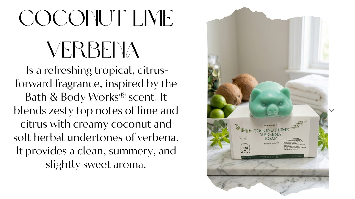 Coconut Lime Verbena Pig